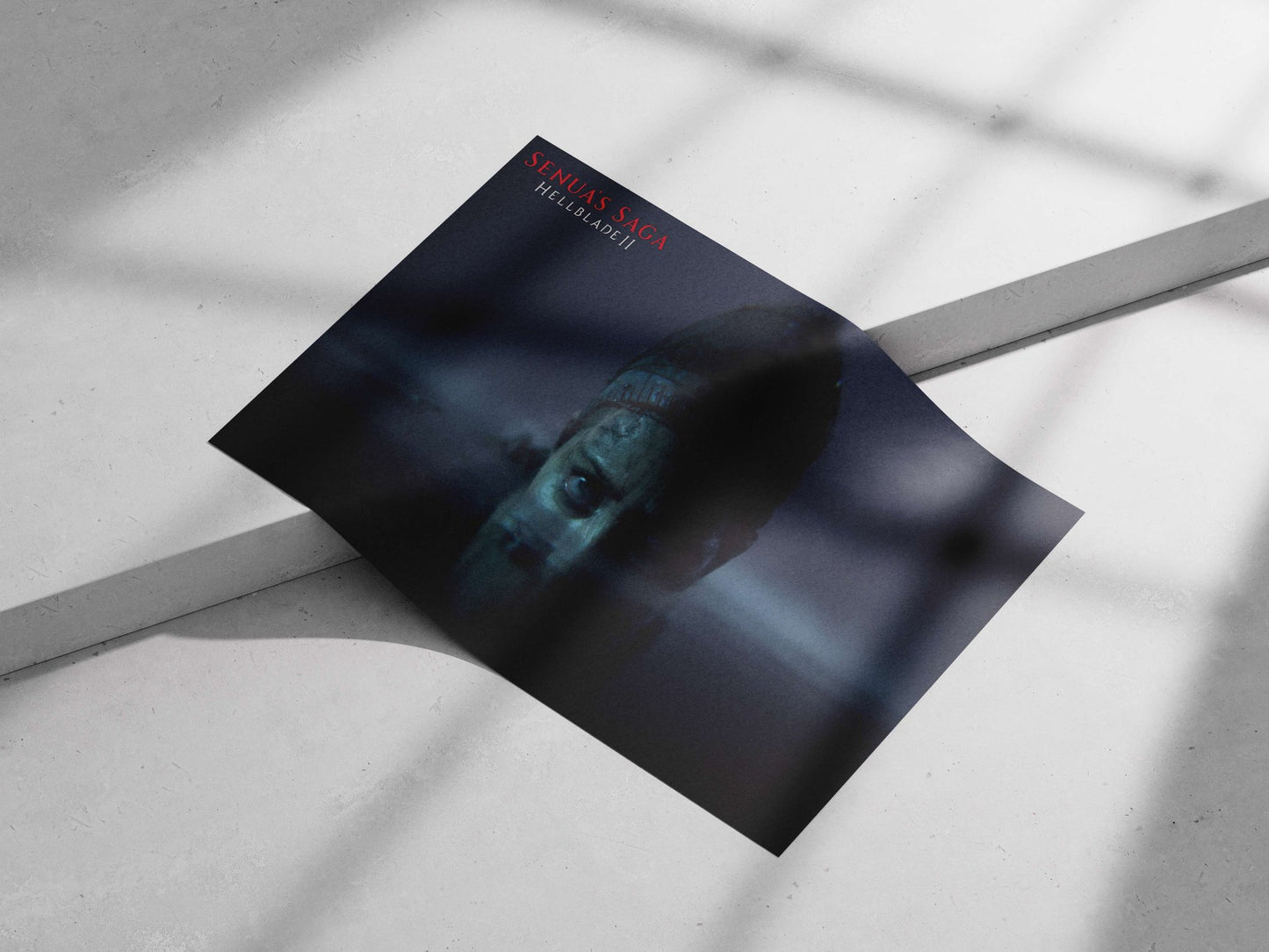 Senua from Hellblade: Senua's Sacrifice Main Subject: Senua from Hellblade: Senua's Sacrifice Matte poster print — Gaming