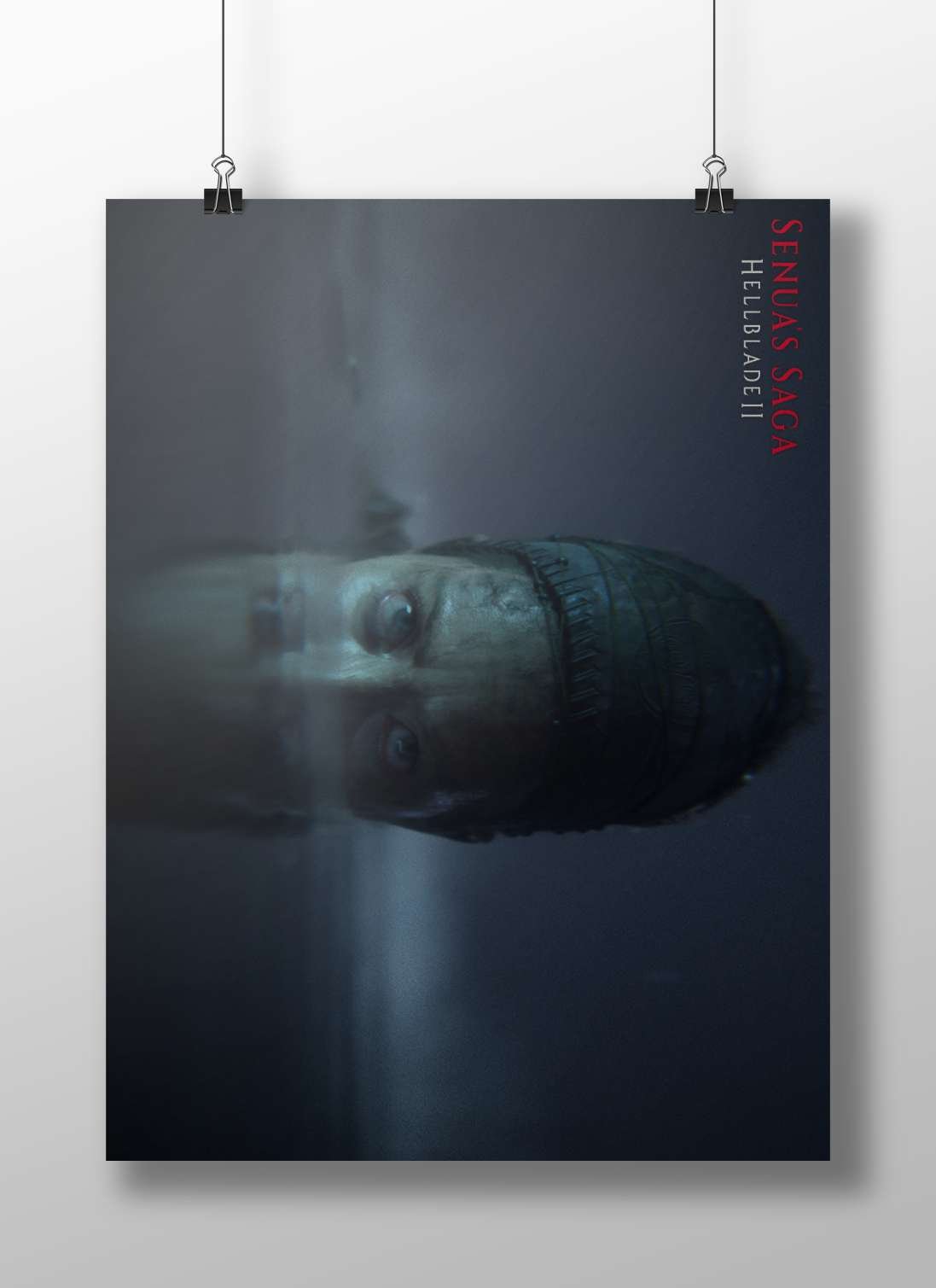 Senua from Hellblade: Senua's Sacrifice Main Subject: Senua from Hellblade: Senua's Sacrifice Matte BoizzBoard rigid print —