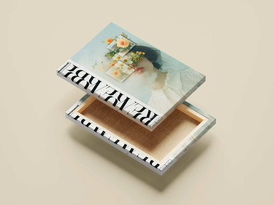 Remember - Aesthetic Floral Surrealism Poster | Blossom & Decay Art Print