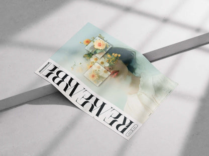 Remember - Aesthetic Floral Surrealism Poster | Blossom & Decay Art Print