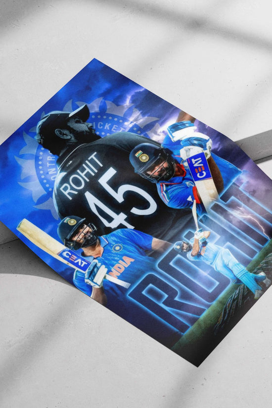 Rohit Sharma - Cricket Icon Poster
