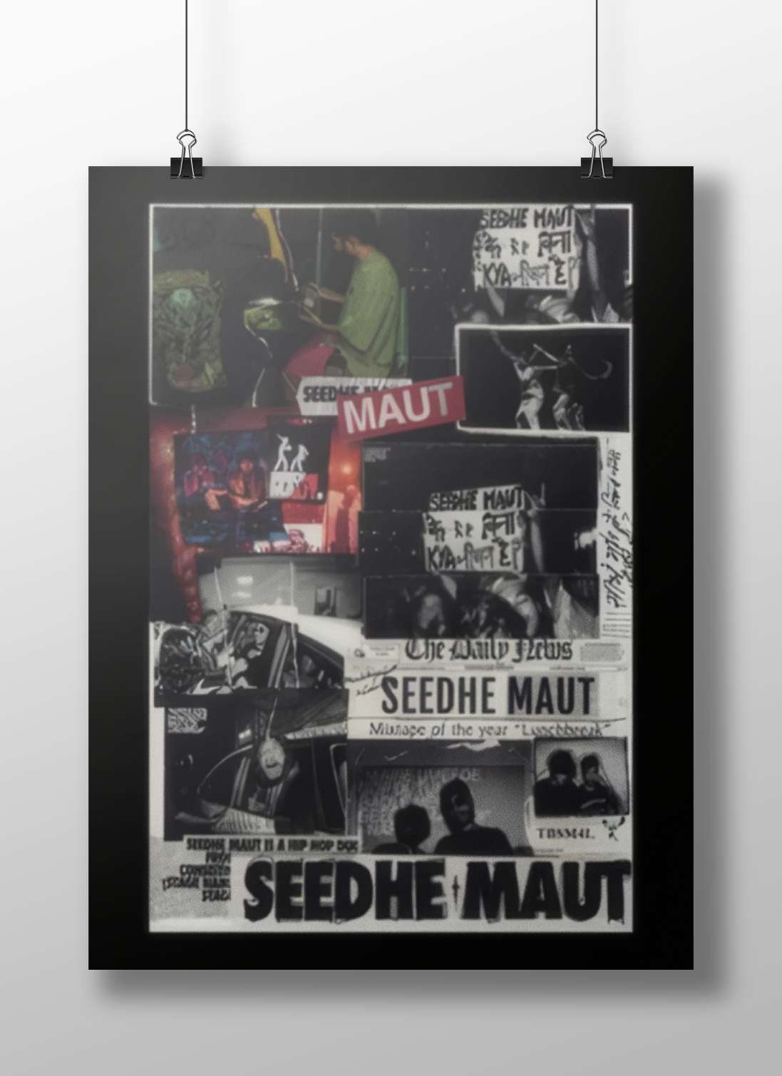 Seedhe Maut - Dark Tale Pop Art Poster