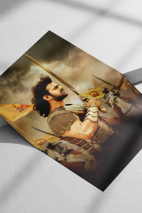 The Baahubali franchise (specifically the warrior character from the Telugu epic film series) Main Subject: The Baahubali