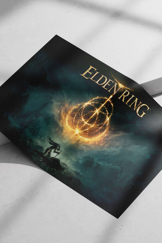 Elden Ring Main Subject: Elden Ring Matte poster print — Gaming wall art India | PosterBoizz