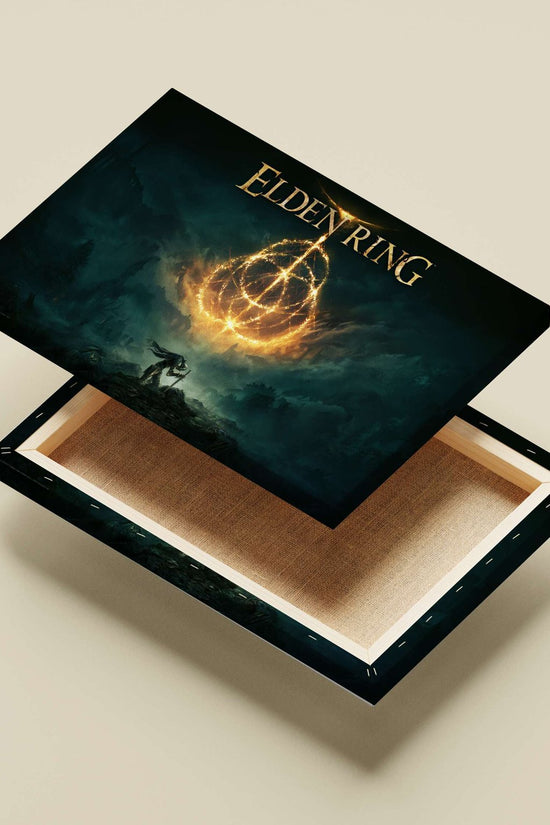 Elden Ring Main Subject: Elden Ring Canvas wall art — Gaming wall art India | PosterBoizz