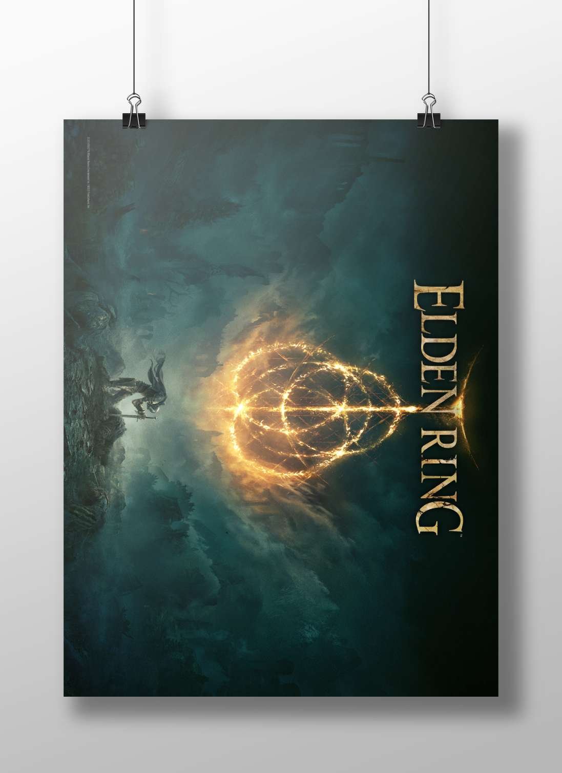 Elden Ring (the video game) Main Subject: Elden Ring (the video game) Matte BoizzBoard rigid print — Gaming wall art India |