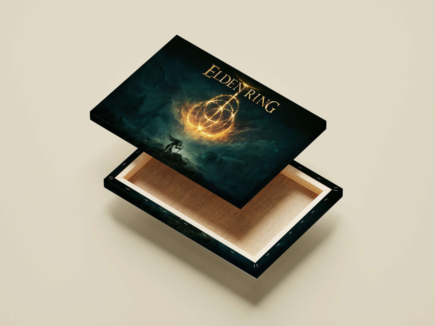 Elden Ring (the video game) Main Subject: Elden Ring (the video game) Canvas wall art — Gaming wall art India | PosterBoizz