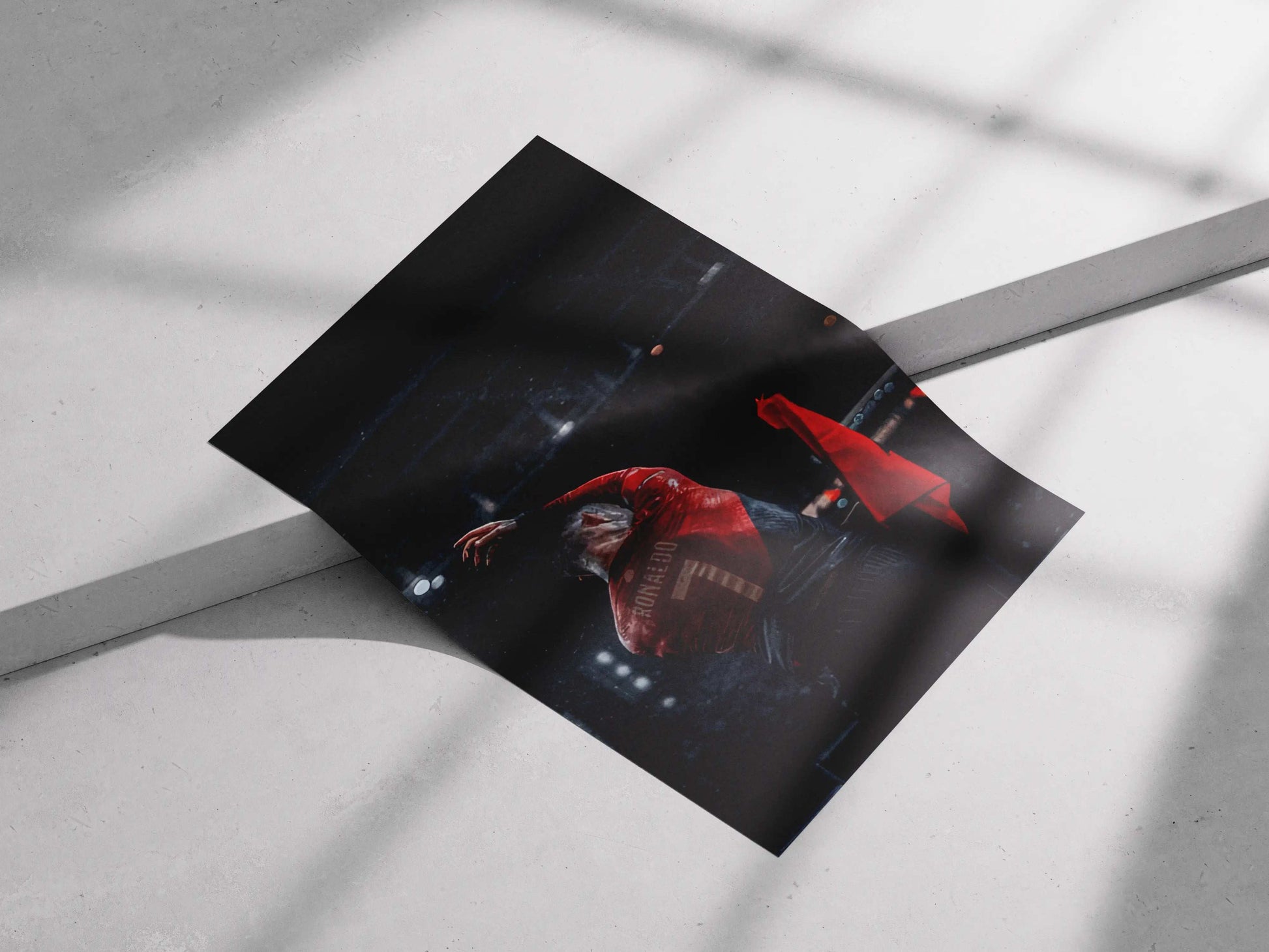 Cristiano Ronaldo Manchester United Poster – Iconic Celebration Wall Art Print