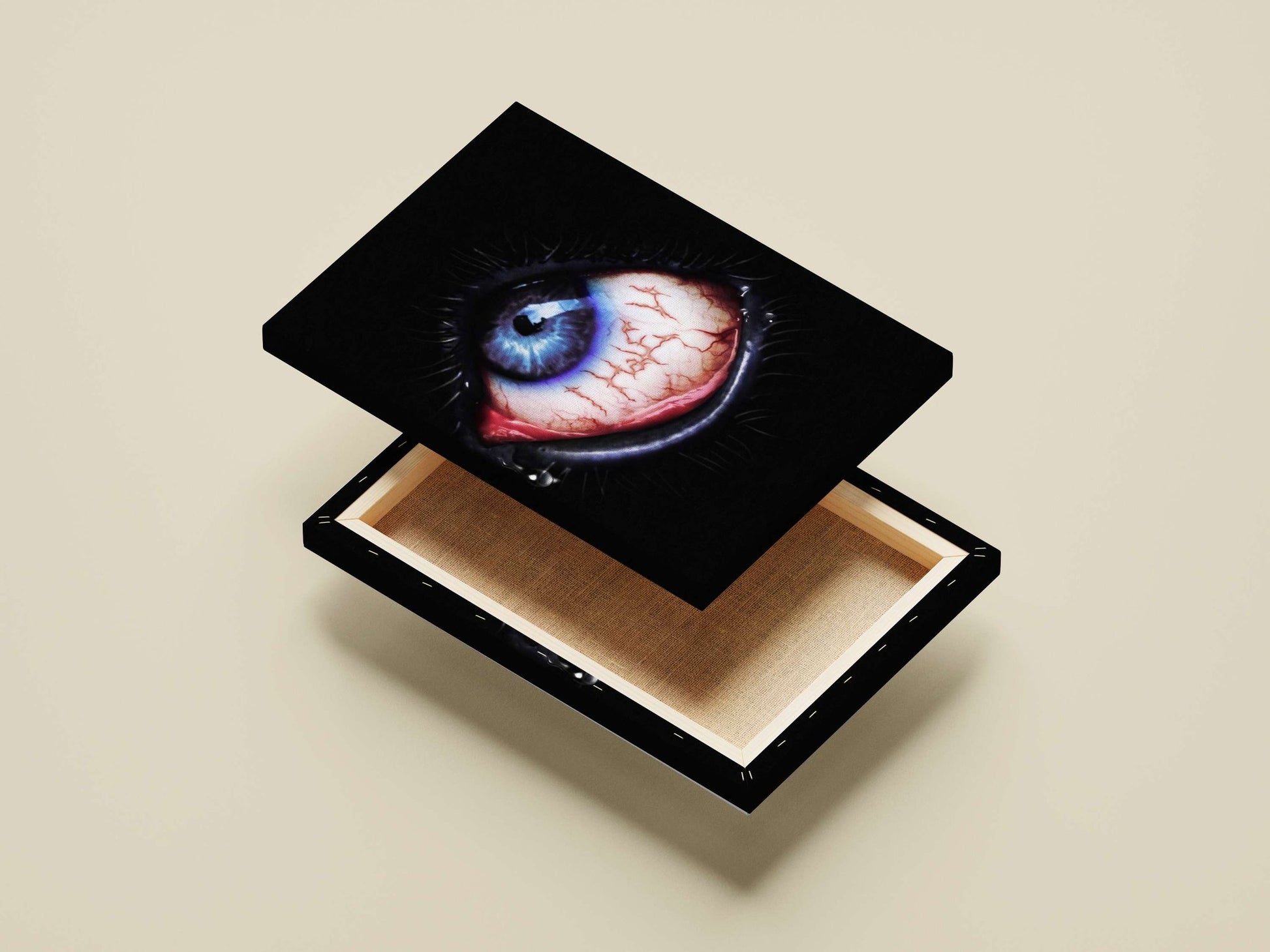 Human Eye Main Subject: Human Eye Canvas wall art — Art wall art India | PosterBoizz