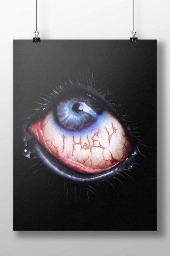 Human Eye Main Subject: Human Eye Matte BoizzBoard rigid print — Art wall art India | PosterBoizz