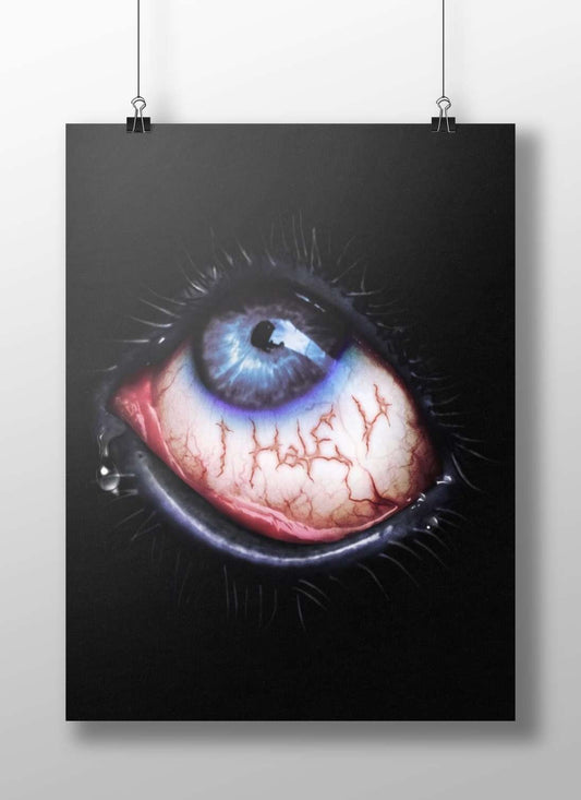 Human Eye Main Subject: Human Eye Matte BoizzBoard rigid print — Art wall art India | PosterBoizz