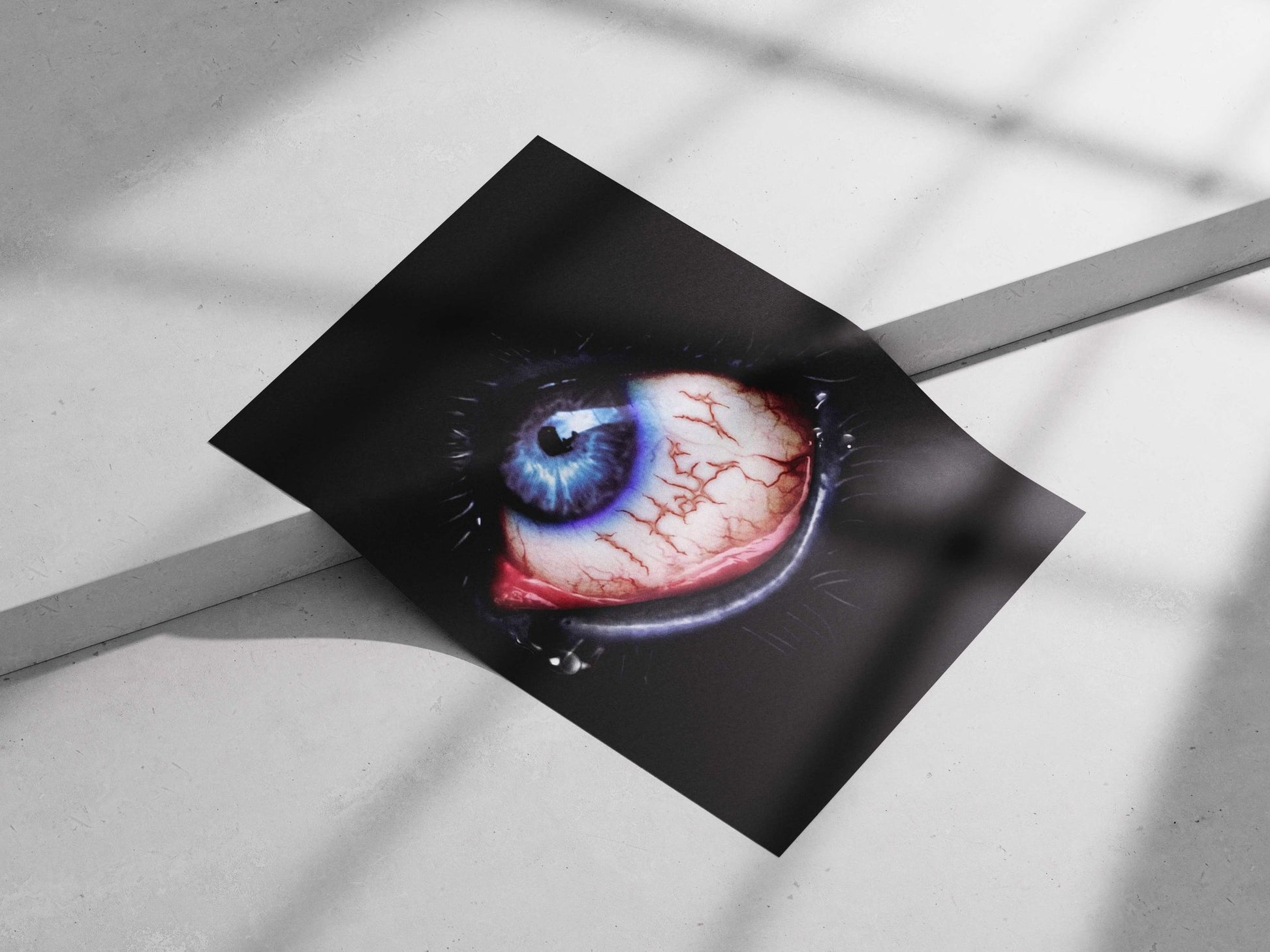 Human Eye Main Subject: Human Eye Matte poster print — Art wall art India | PosterBoizz