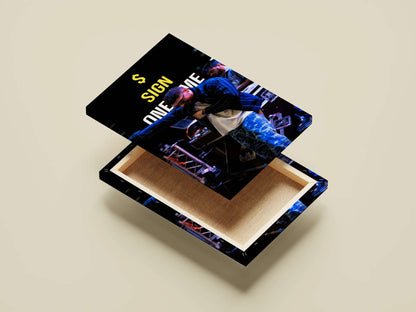 $ign OneTime Live Performance Poster – Desi Hip-Hop Concert Wall Art | Rap Stage Swag Print
