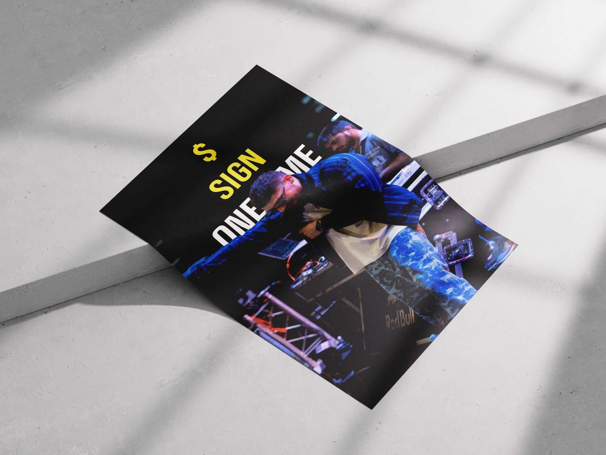 $ign OneTime Live Performance Poster – Desi Hip-Hop Concert Wall Art | Rap Stage Swag Print