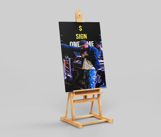 $ign OneTime Live Performance Poster – Desi Hip-Hop Concert Wall Art | Rap Stage Swag Print