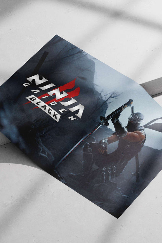 Ryu Hayabusa (Ninja Gaiden franchise) Main Subject: Ryu Hayabusa (Ninja Gaiden franchise) Matte poster print — Superhero