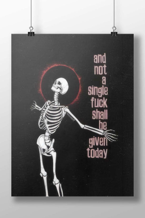 Skeleton Jack Skellington - Nightmare Before Christmas Poster