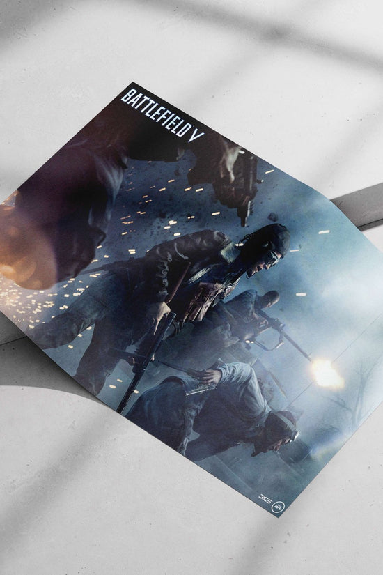 Battlefield V (video game) Main Subject: Battlefield V (video game) Matte poster print — Gaming wall art India | PosterBoizz