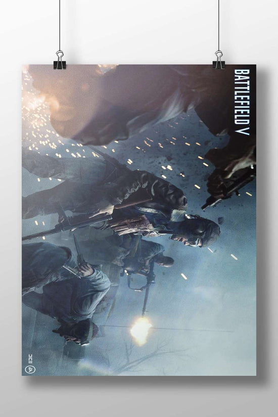 Battlefield V (video game) Main Subject: Battlefield V (video game) Matte BoizzBoard rigid print — Gaming wall art India |