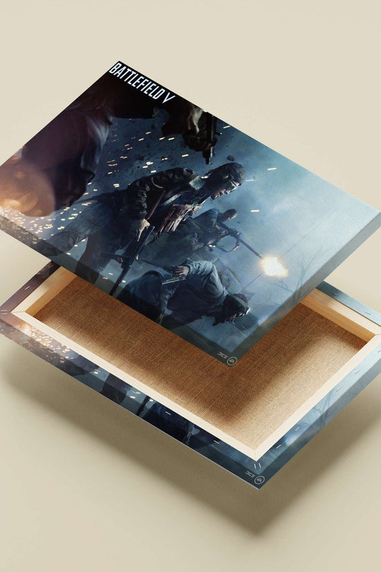 Battlefield V (video game) Main Subject: Battlefield V (video game) Canvas wall art — Gaming wall art India | PosterBoizz