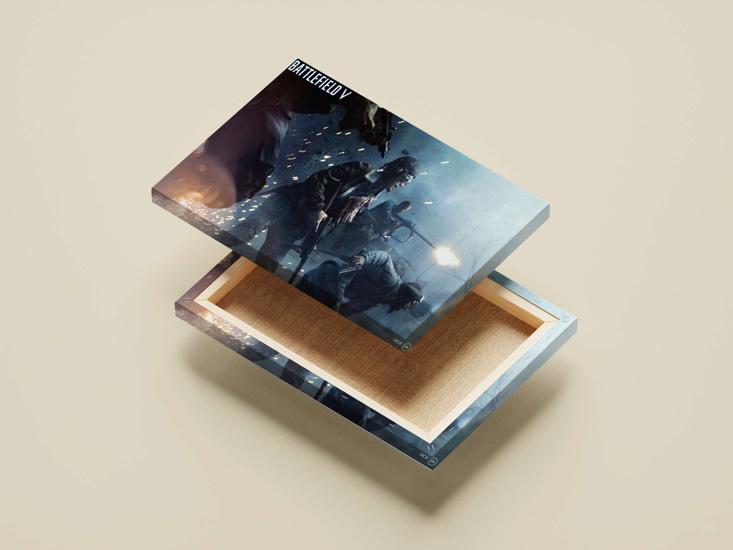 Battlefield V Main Subject: Battlefield V Canvas wall art — Gaming wall art India | PosterBoizz