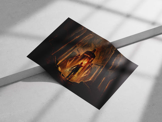 Lara Croft (Tomb Raider franchise) Main Subject: Lara Croft (Tomb Raider franchise) Matte poster print — Gaming wall art