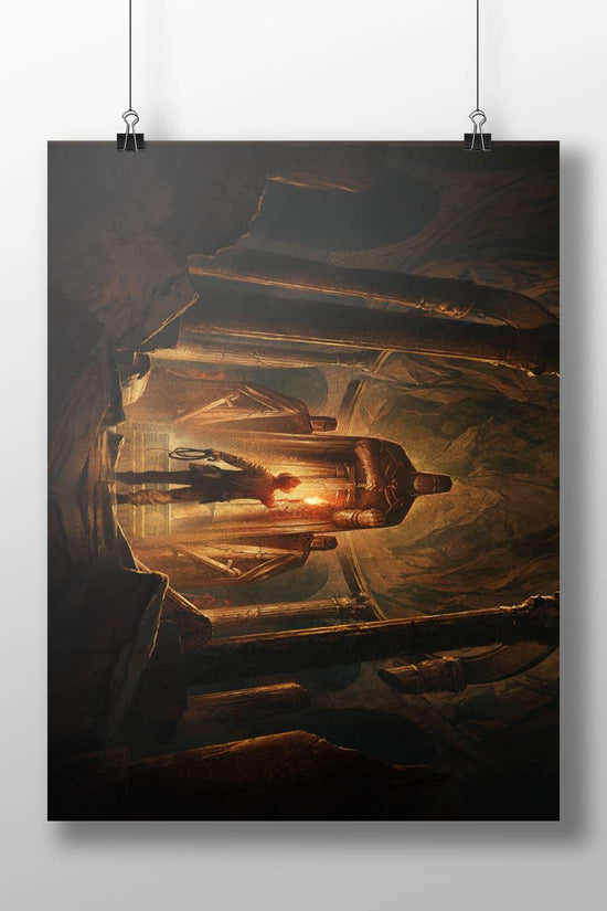 Lara Croft (Tomb Raider franchise) Main Subject: Lara Croft (Tomb Raider franchise) Matte BoizzBoard rigid print — Gaming
