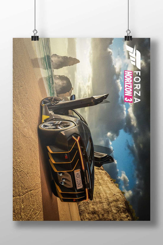 Lamborghini Centenario (a specific car model from the Forza Horizon 3 franchise) Main Subject: Lamborghini Centenario (a