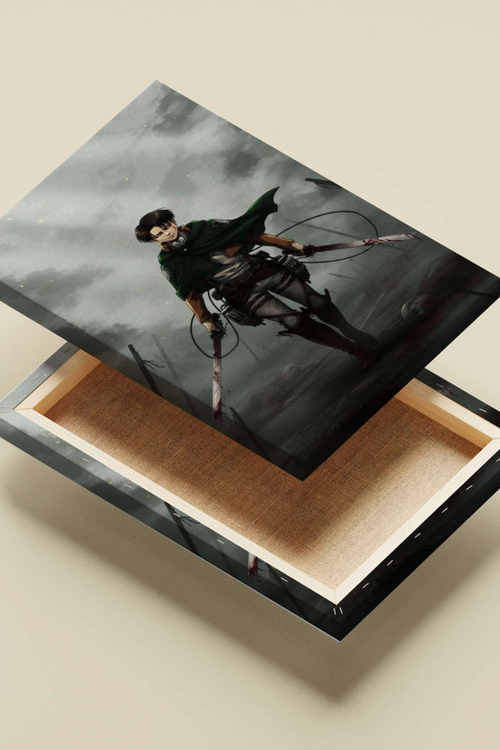 Eren Yeager from Attack on Titan Main Subject: Eren Yeager from Attack on Titan Canvas wall art — Anime wall art India |