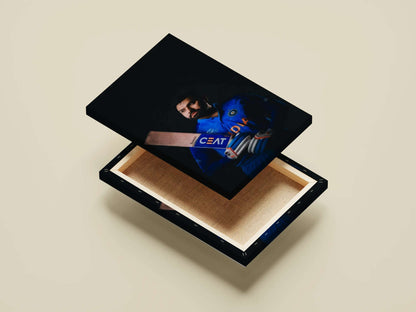 Rohit Sharma Minimalist Poster – India Cricket Captain Portrait Wall Art