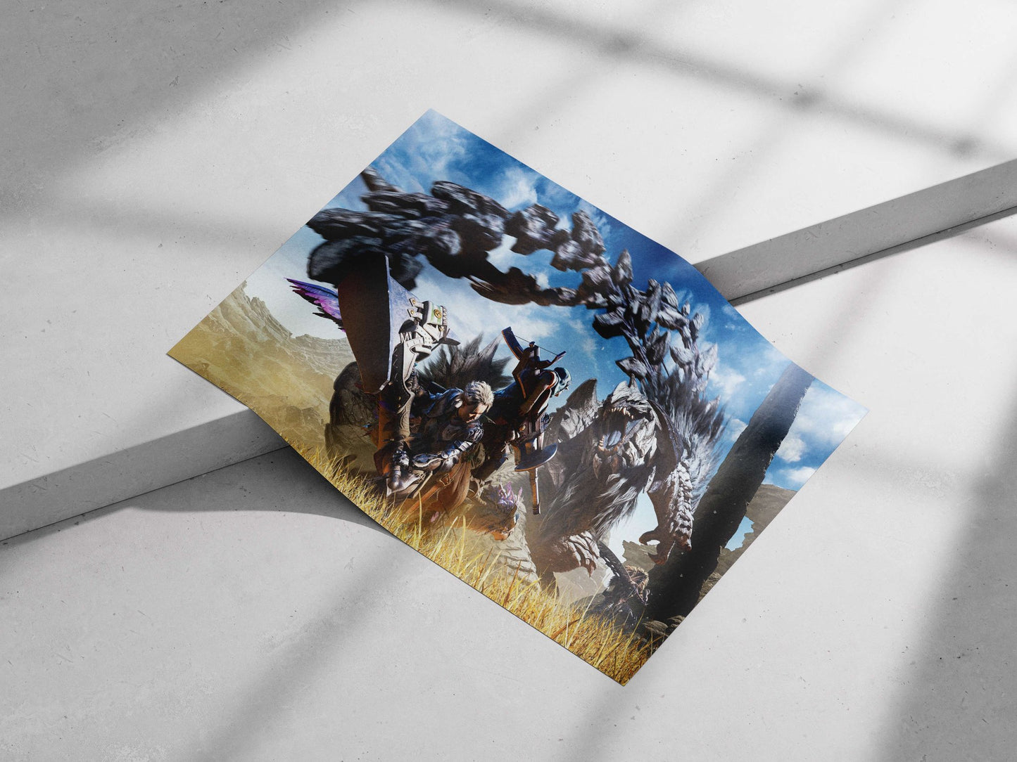 Monster Hunter franchise characters and creatures Main Subject: Monster Hunter franchise characters and creatures Matte