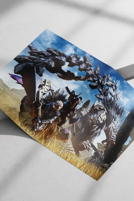 Final Fantasy XIV characters Main Subject: Final Fantasy XIV characters Matte poster print — Gaming wall art India |