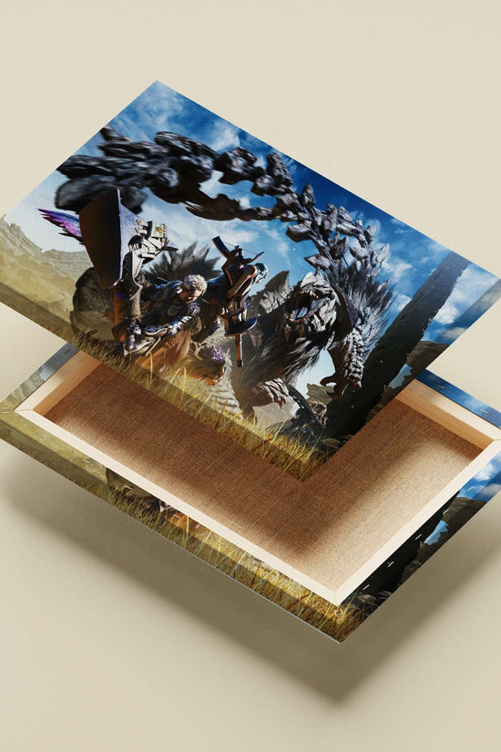 Final Fantasy XIV characters Main Subject: Final Fantasy XIV characters Canvas wall art — Gaming wall art India | PosterBoizz