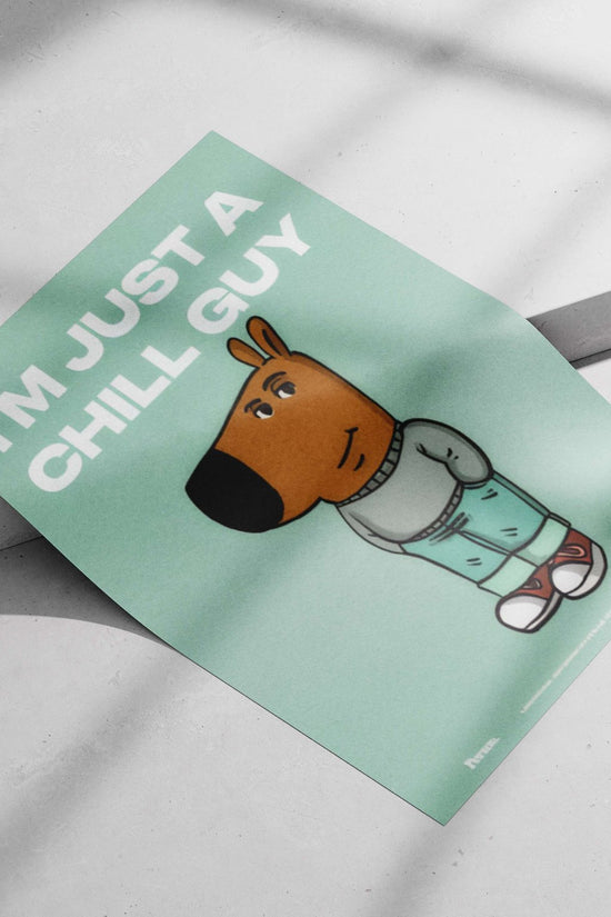 Grizz from We Bare Bears Grizz - Bear Warrior Poster