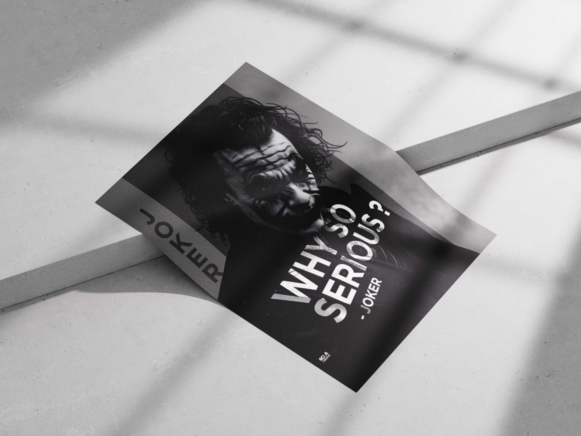 Joker (character from DC Comics' The Dark Knight franchise) Joker - Noir Icon Poster