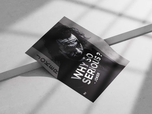Joker (character from DC Comics' The Dark Knight franchise) Joker - Noir Icon Poster