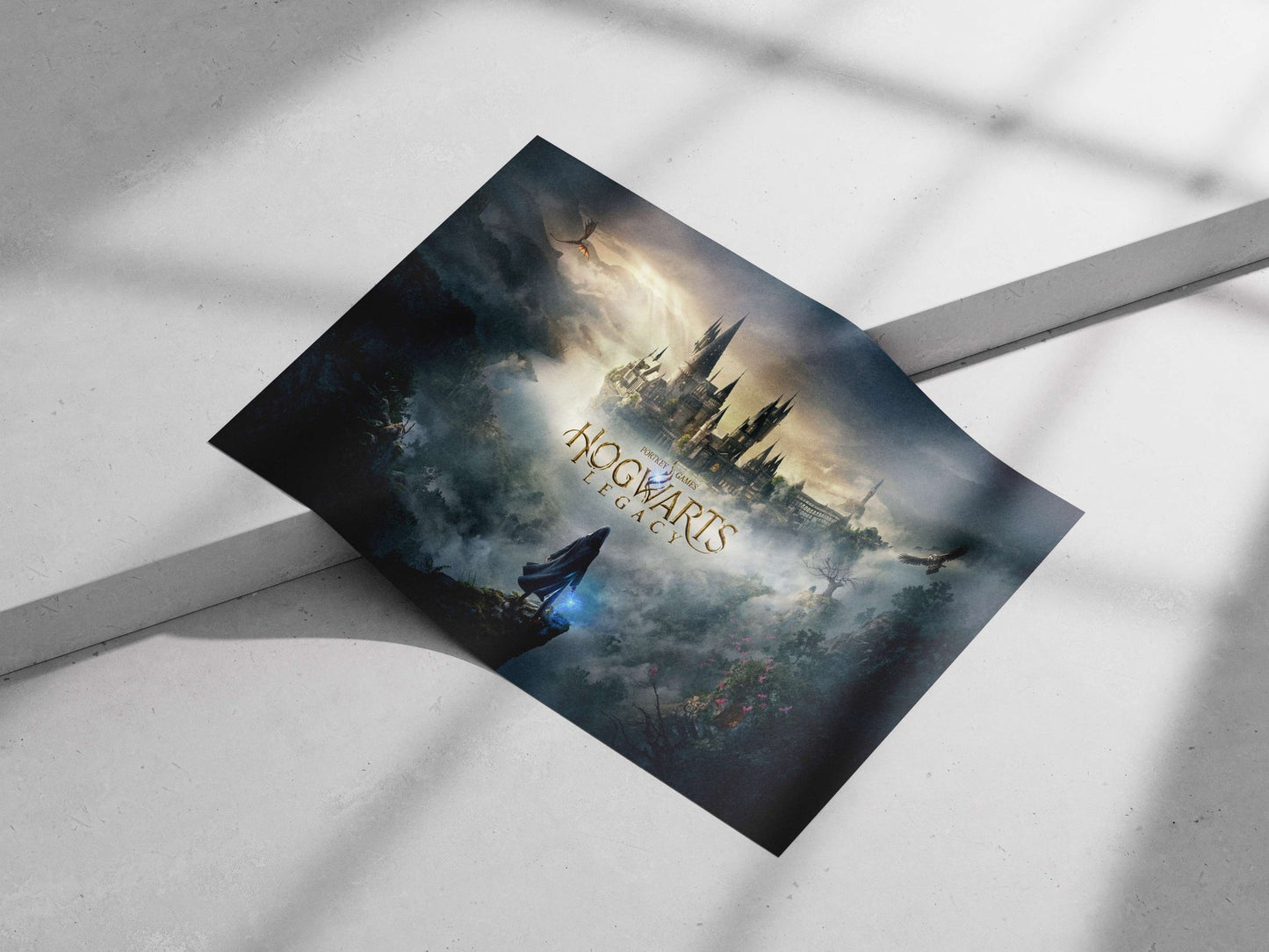 Hogwarts Legacy (video game) Main Subject: Hogwarts Legacy (video game) Matte poster print — Gaming wall art India |