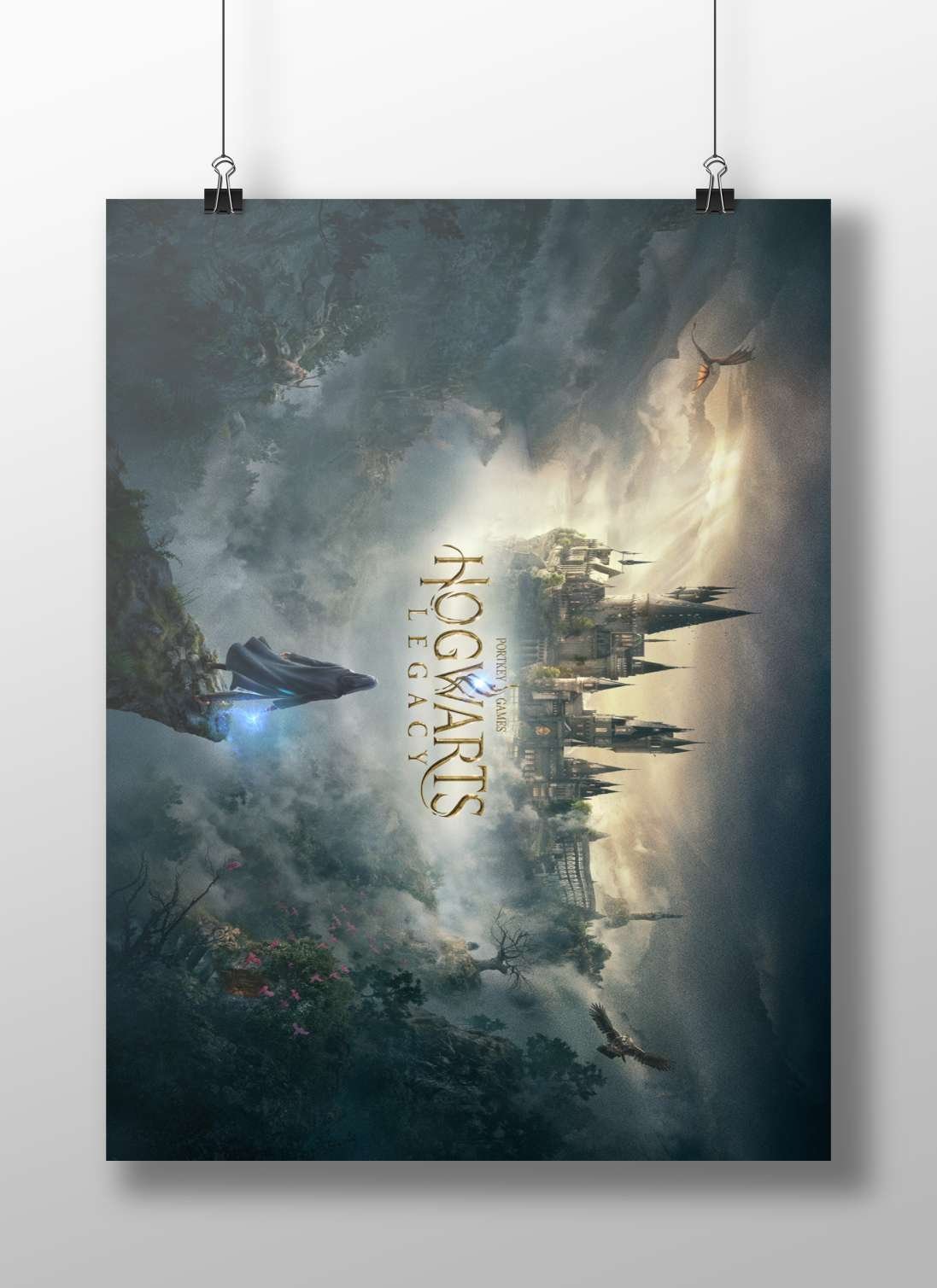 Hogwarts Legacy (video game) Main Subject: Hogwarts Legacy (video game) Matte BoizzBoard rigid print — Gaming wall art India