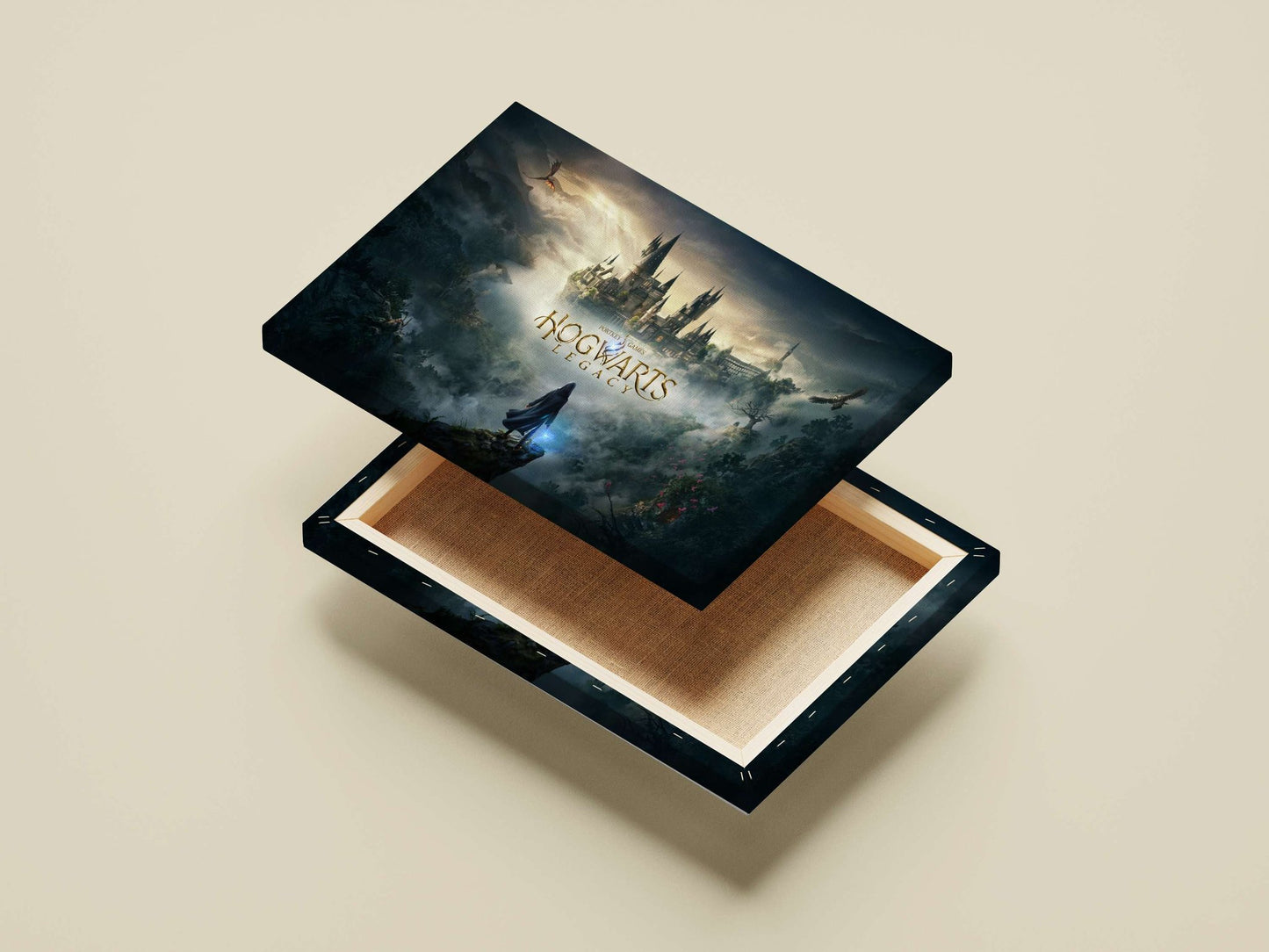 Hogwarts Legacy (video game) Main Subject: Hogwarts Legacy (video game) Canvas wall art — Gaming wall art India | PosterBoizz