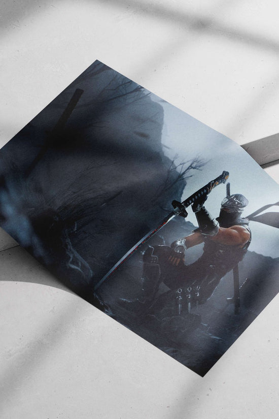 Ryu Hayabusa (Ninja Gaiden franchise) Main Subject: Ryu Hayabusa (Ninja Gaiden franchise) Matte poster print — Gaming wall