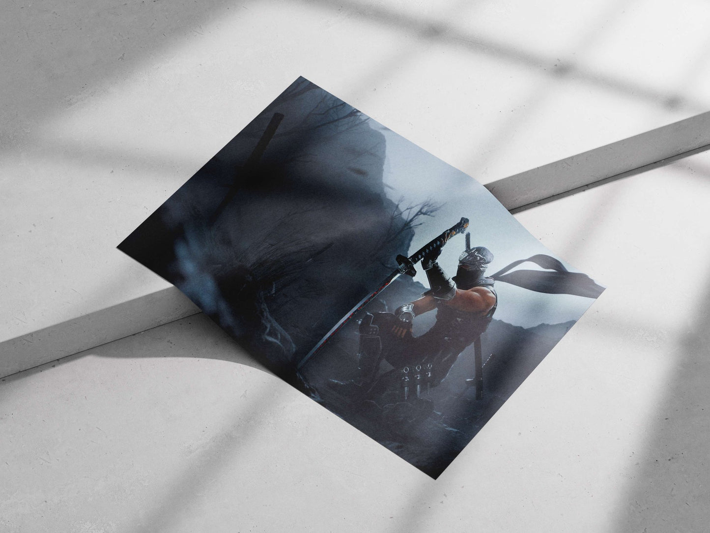 Ryu Hayabusa (Ninja Gaiden franchise) Main Subject: Ryu Hayabusa (Ninja Gaiden franchise) Matte poster print — Gaming wall