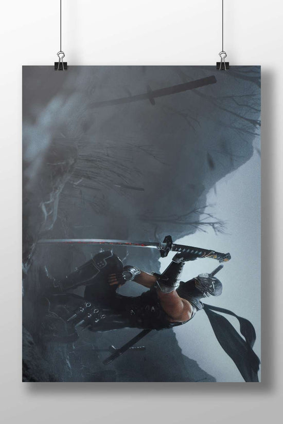 Ryu Hayabusa (Ninja Gaiden franchise) Main Subject: Ryu Hayabusa (Ninja Gaiden franchise) Matte BoizzBoard rigid print —