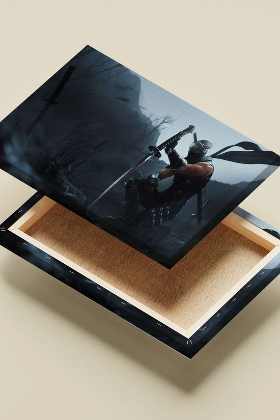 Ryu Hayabusa (Ninja Gaiden franchise) Main Subject: Ryu Hayabusa (Ninja Gaiden franchise) Canvas wall art — Gaming wall art