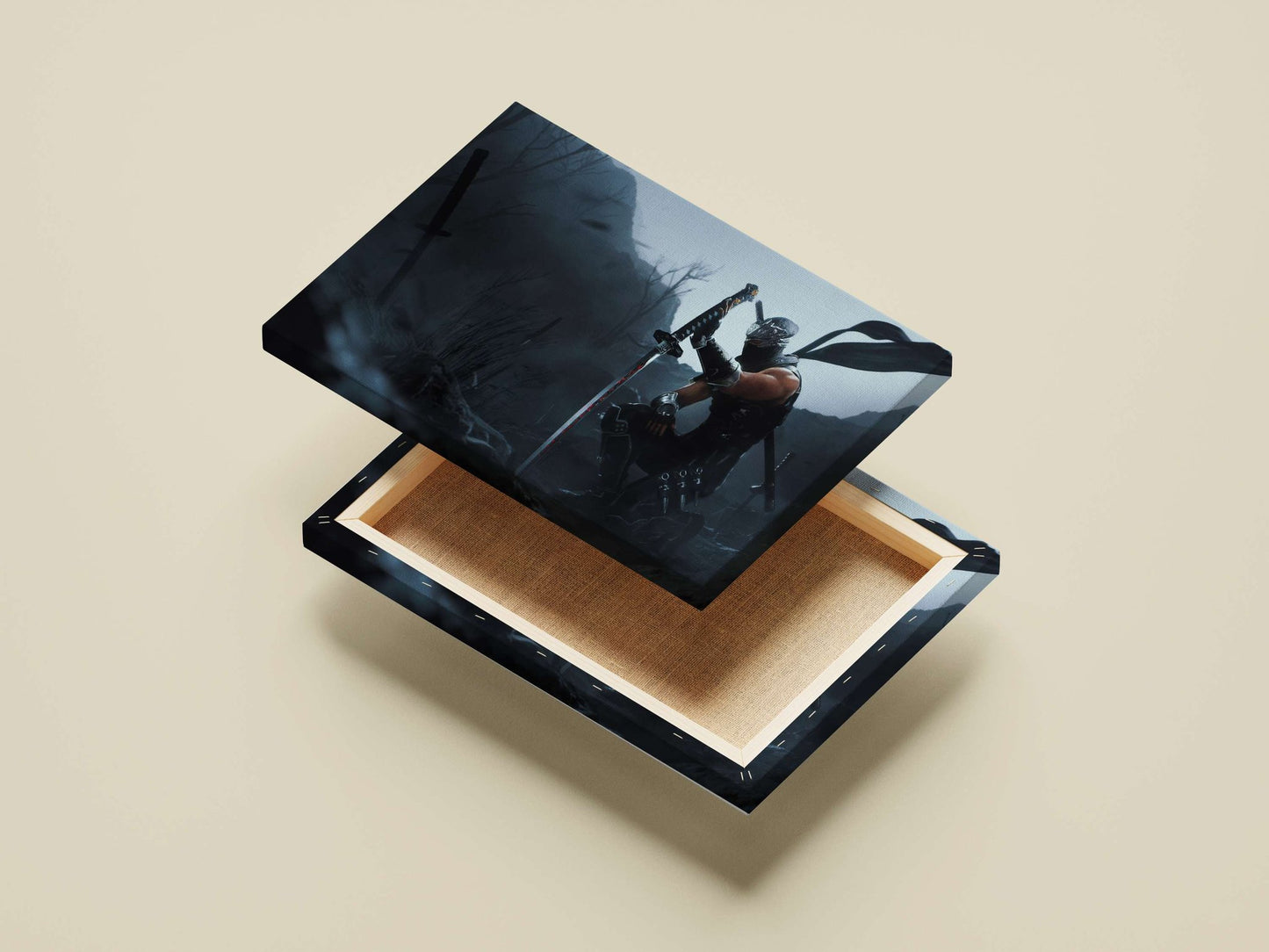 Ryu Hayabusa (Ninja Gaiden franchise) Main Subject: Ryu Hayabusa (Ninja Gaiden franchise) Canvas wall art — Gaming wall art