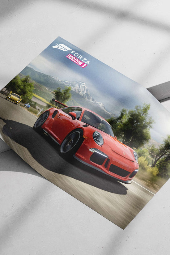Porsche 911 (991 generation) Main Subject: Porsche 911 (991 generation) Matte poster print — Cars wall art India |
