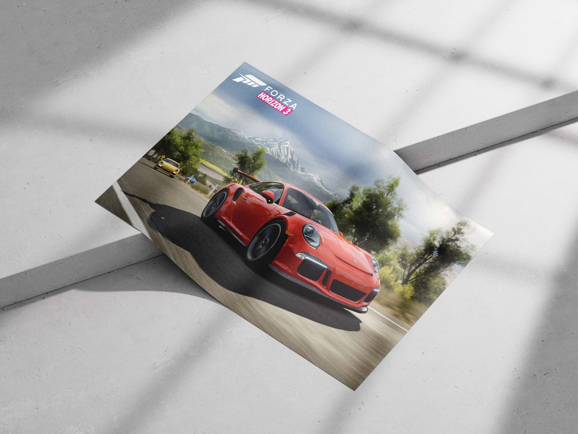Porsche 911 (991 generation) Main Subject: Porsche 911 (991 generation) Matte poster print — Cars wall art India |