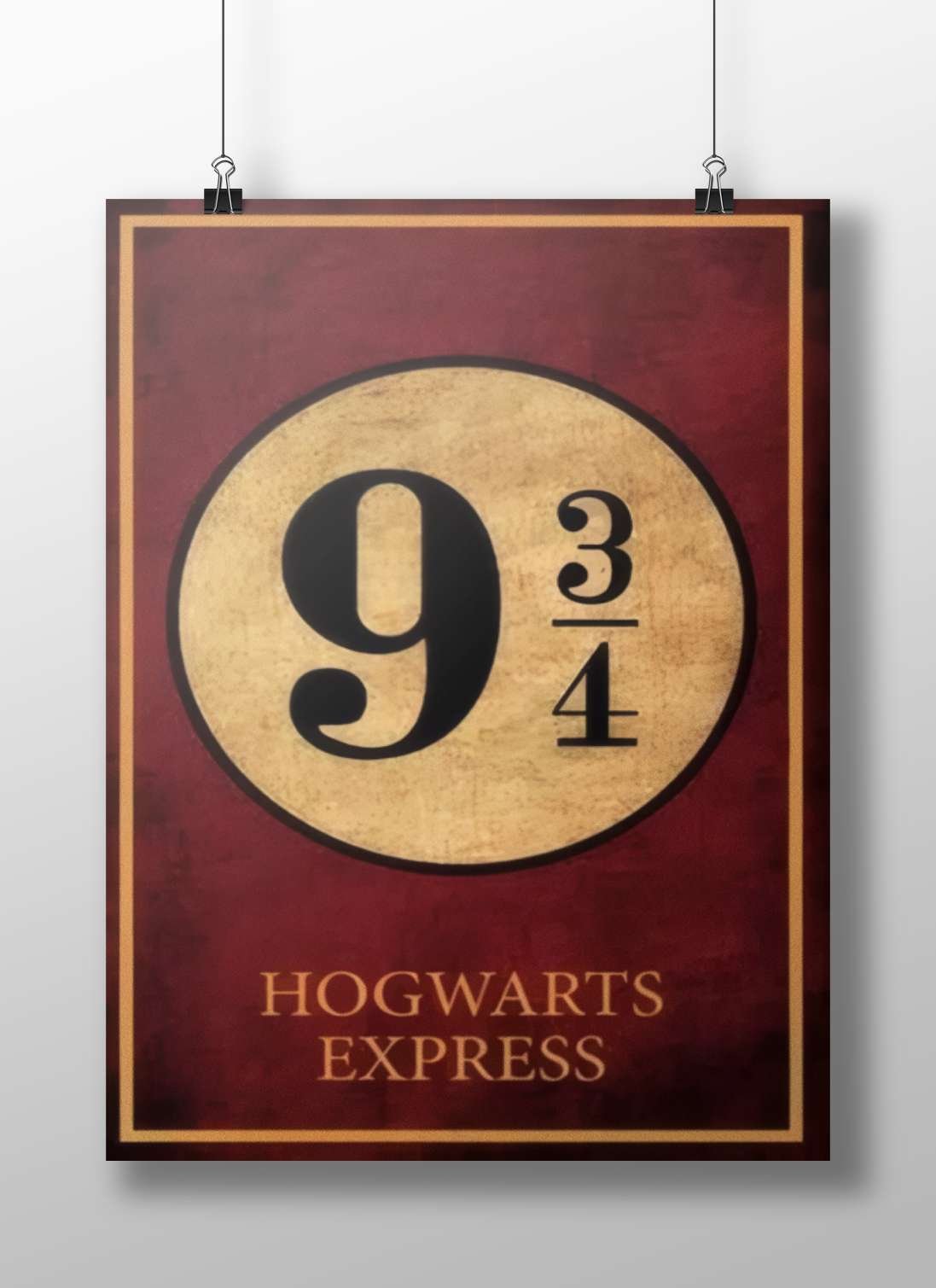 Hogwarts Express from the Harry Potter franchise Hogwarts Express - Wizarding World Poster