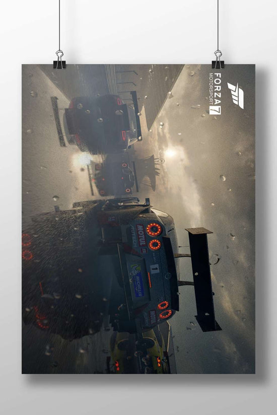 Race cars from Forza Motorsport 7 Main Subject: Race cars from Forza Motorsport 7 Matte BoizzBoard rigid print — Cars wall