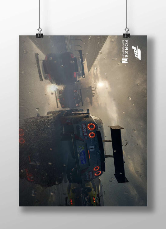 Race cars from Forza Motorsport 7 Main Subject: Race cars from Forza Motorsport 7 Matte BoizzBoard rigid print — Cars wall