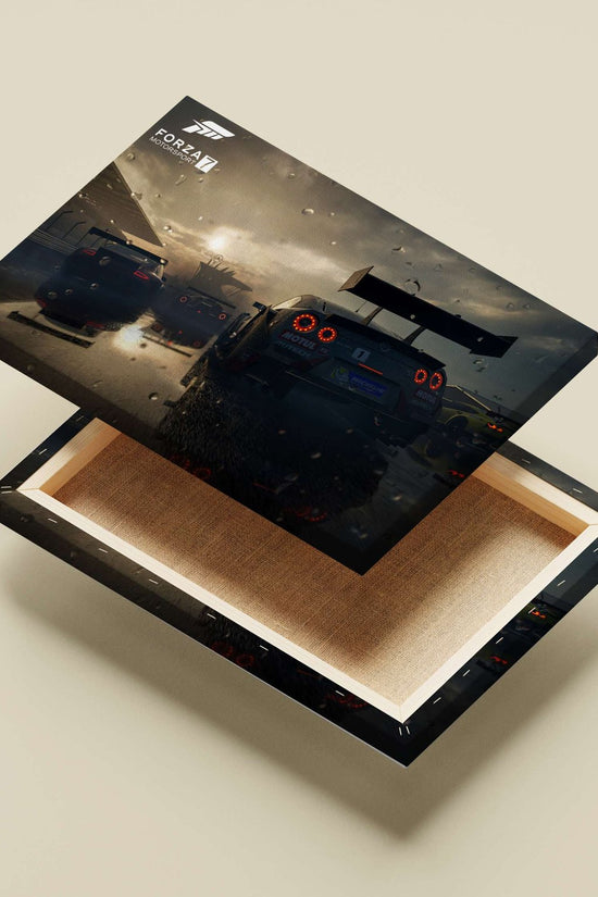 Nissan GT-R from Forza Motorsport 7 Main Subject: Nissan GT-R from Forza Motorsport 7 Canvas wall art — Cars wall art India